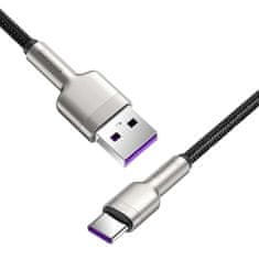 BASEUS Kabel USB za USB-C Baseus Cafule, 66 W, 2 m (črn)