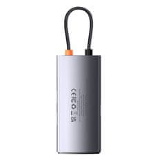 NEW Vozlišče 4v1 Baseus Metal Gleam Series, USB-C do 3x USB 3.0 + Ethernet RJ45