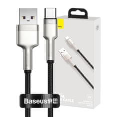 BASEUS Kabel USB za USB-C Baseus Cafule, 66 W, 0,25 m (črn)