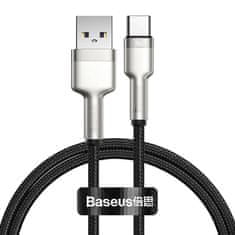 BASEUS Kabel USB za USB-C Baseus Cafule, 66 W, 1 m (črn)