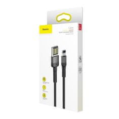 BASEUS Baseus Cafule obojestranski kabel USB Lightning 1,5A 2 m (siva + črna)