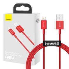 BASEUS Baseus Superior Series USB na iP kabel 2,4A 1m (rdeč)