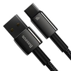 BASEUS Baseus Tungsten Gold kabel USB na USB-C, 100 W, 2 m (črn)