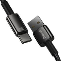 BASEUS Baseus Tungsten Gold kabel USB na USB-C, 100 W, 1 m (črn)