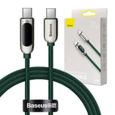 BASEUS Baseus zaslonski kabel USB-C do USB-C 100W 1m (zelen)