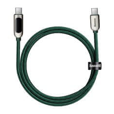 BASEUS Baseus zaslonski kabel USB-C do USB-C 100W 1m (zelen)