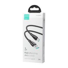 Joyroom Kabel za USB-A / Surpass / Type-C / 3A / 3 m Joyroom S-UC027A11 (črn)