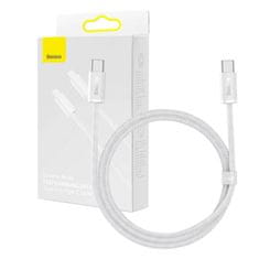 BASEUS Cable USB-C to USB-C Baseus, 100W, 1m (white)
