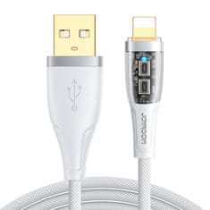 Joyroom Kabel za USB-A / Lightning / 2,4A / 1,2 m Joyroom S-UL012A3 (bel)