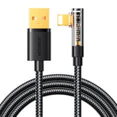 Joyroom Kotni kabel za USB-A / Lightning / 1,2 m Joyroom S-UL012A6 (črn)