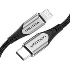 Vention Kabel USB-C 2.0 do Lightning Vention TACHH 2 m MFi siva