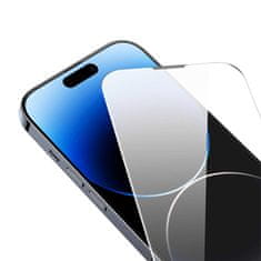 NEW Kaljeno steklo Baseus Corning za iPhone 14 Pro z vgrajenim filtrom za prah