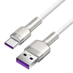 BASEUS Kabel USB za USB-C Baseus Cafule, 66 W, 1 m (bel)