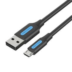 Vention Kabel USB 2.0 A do Micro USB Vention COLBD 3A 0,5 m črn