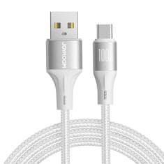 Joyroom Kabel USB na USB-C Joyroom SA25-AC6 / 100W / 1,2 m (bela)