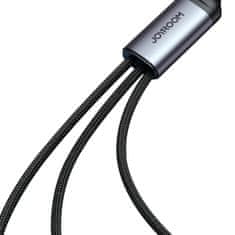 Joyroom kabel speedy usb joyroom sa21-1t3, 3 v 1/ 30w/kabel 1,2m (črn)