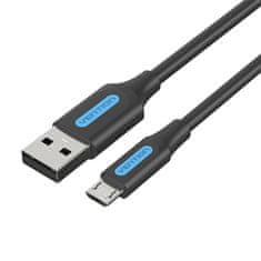 Vention Kabel USB 2.0 A do Micro USB Vention COLBI 3A 3m črn