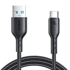 Joyroom Kabel Flash Charge USB na USB-C Joyroom SA26-AC36/ 100W / 1m (črn)