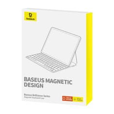 BASEUS Magnetno ohišje s tipkovnico Baseus Brilliance za iPad 10,2" (črno)