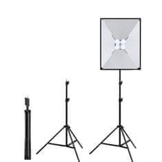 NEW Studijski set Puluz LED softbox 50x70cm, stativ, LED žarnice 4 kos PU5071EU