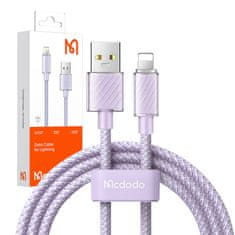 Mcdodo Kabel USB-A na Lightning Mcdodo CA-3642, 1,2 m (vijoličen)