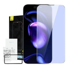 BASEUS Baseus Kaljeno steklo proti modri svetlobi 0,4 mm za iPhone 14 Pro Max