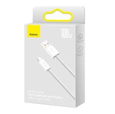 BASEUS Kabel USB na USB-C Baseus Dynamic Series, 100 W, 1 m (bel)