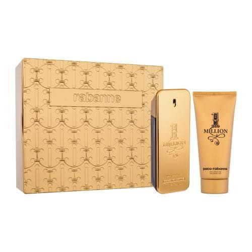 Paco Rabanne 1 Million Set toaletna voda 100 ml + gel za prhanje 100 ml + pločevinasta škatla za moške