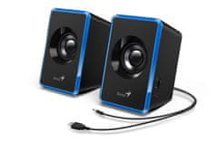 Genius SP-U125/Stereo/3W/Black-Blue