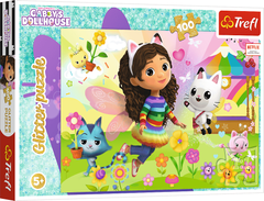 Trefl Glitter Puzzle Gaby's Magic House 100 kosov