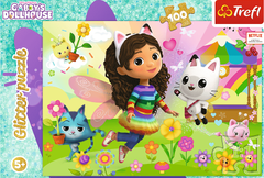 Trefl Glitter Puzzle Gaby's Magic House 100 kosov