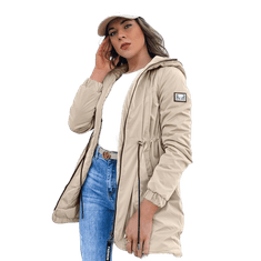 Dstreet Ženska jakna HENRY beige ty4198 XL