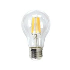 BigBuy Sferična LED žarnica Silver Electronics 1980627 E27 6W 3000K A++ (topla svetloba)