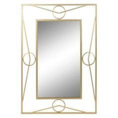 DKD Home Decor Stensko ogledalo DKD Home Decor Golden Metal (71 x 3 x 92 cm)