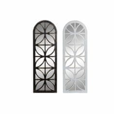 DKD Home Decor Stensko ogledalo DKD Home Decor White Black Crystal polipropilen (2 kosa) (30,5 x 3 x 91,5 cm)