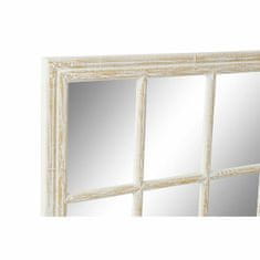 DKD Home Decor Stensko ogledalo DKD Home Decor White Crystal MDF Wood Cottage Stripped 87,5 x 3 x 87,5 cm