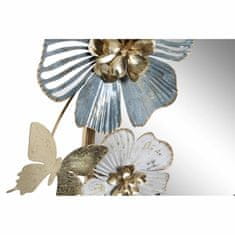 DKD Home Decor Zrcalo DKD Home Decor Metal Flowers Golden (65 x 8 x 72 cm)