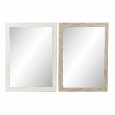 Miramarket Stensko ogledalo DKD Home Decor Bela Kristal polistiren (2 pcs) (70 x 2 x 96 cm)