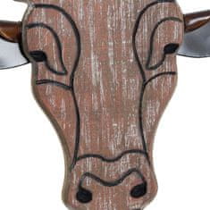 DKD Home Decor Dekorativna figura DKD Home Decor Ox Metal MDF Wood (75 x 2 x 35 cm)