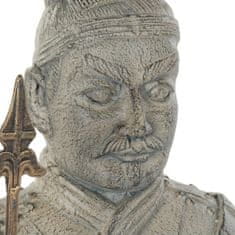 DKD Home Decor Dekorativna figura DKD Home Decor FD-164448 Grey Fibreglass Oriental Warrior 37 x 36 x 120 cm