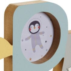 DKD Home Decor Dekorativna figura DKD Home Decor Space Penguin Multicolor MDF Wood (39 x 17,8 x 2 cm)