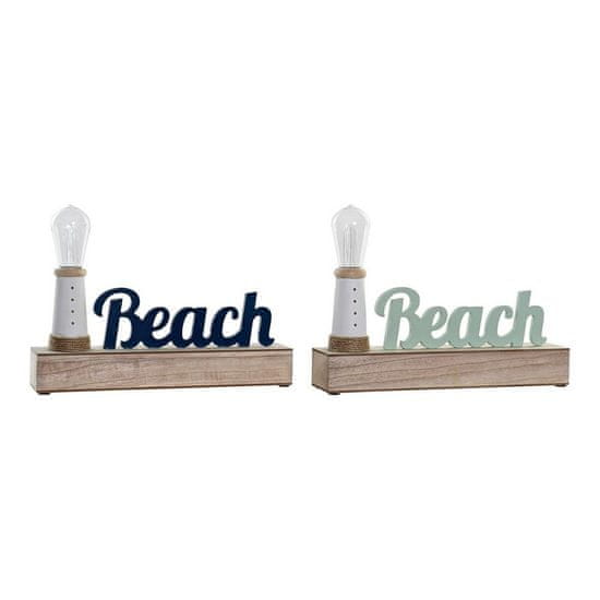 DKD Home Decor Dekorativna figura DKD Home Decor Beach Headlight LED MDF Wood (2 kosa) (34 x 7 x 24 cm)