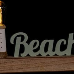 DKD Home Decor Dekorativna figura DKD Home Decor Beach Headlight LED MDF Wood (2 kosa) (34 x 7 x 24 cm)