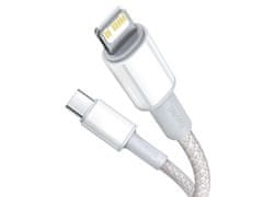 BASEUS Kabel Baseus USB-C tipa C z Lightning PD 20W 1m Bela