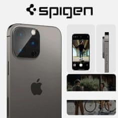 Spigen Spigen GLAStR OPTIK 2-pack pokrov za objektiv kamere za iPhone 14 Pro/14 Pro Max/15 Pro/15 Pro Max Black