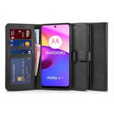 Miramarket Denarniški ovitek z zavihkom za Motorola Moto E20/ E40 Black