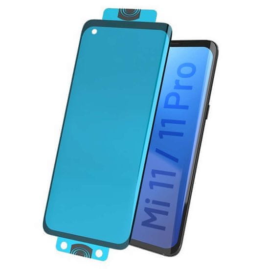 Miramarket 3D Edge Nano Flexi Glass kaljeno steklo za celoten zaslon z okvirjem za Xiaomi Mi 11 / 11 Pro