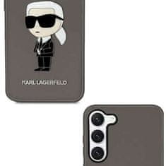 Karl Lagerfeld Karl Lagerfeld KLHCS23SHNIKTCK zaščita telefona za Samsung Galaxy S23 S911 black/black trdi ovitek Ikonik Karl Lagerfeld