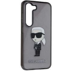 Karl Lagerfeld Karl Lagerfeld KLHCS23SHNIKTCK zaščita telefona za Samsung Galaxy S23 S911 black/black trdi ovitek Ikonik Karl Lagerfeld