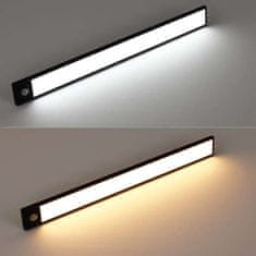NEW Alogy tračna luč Slim LED pod omarico magnetna pohištvena luč z baterijskim senzorjem 40 cm črna